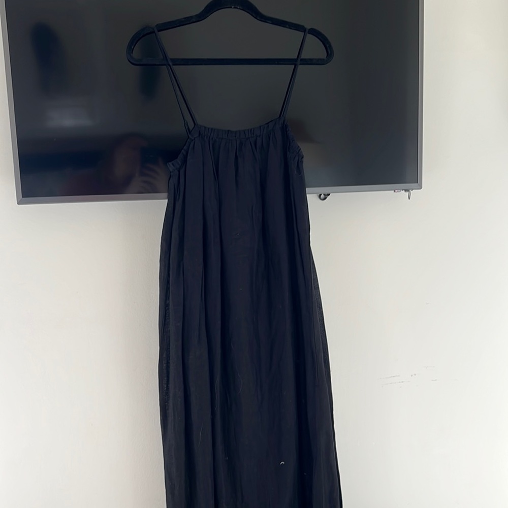 H&M linen maxi dress